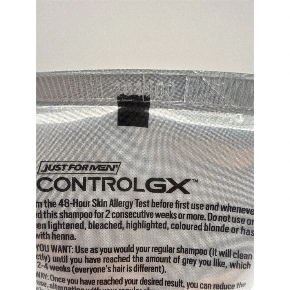 Just for Men Control GX 2 in 1 Shampoo and Conditioner 5 Fl Oz Grey Reducing